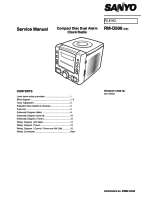 Sanyo RMD-500 - Service Manual 